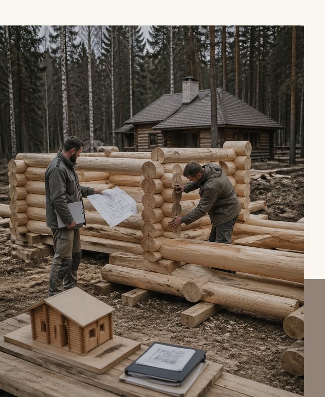 Проектирование и строительство домов из бревна в Валуйках