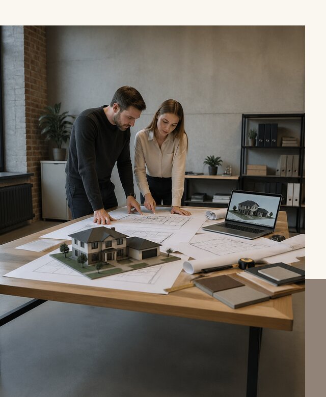 Проекты домов 10 на 10 с гаражом под ключ в Валуйках